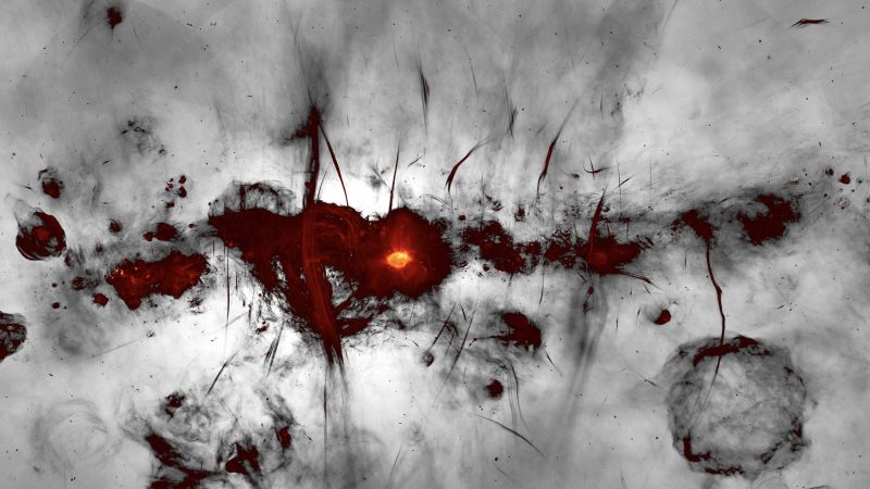 Milky Way core revealed in new radio mosaic