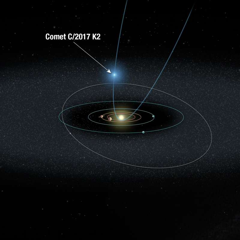 Large comet C/2017 K2 to pass Earth in July 2022