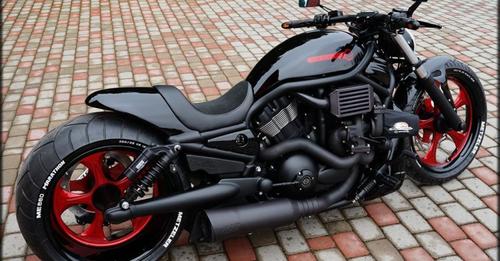 Harley Davidson V Rod muscle “Red” by Fredy motorcycles