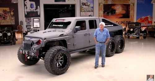 Jay Leno tests a Jeep 6×6 built by Florida’s Apocalypse