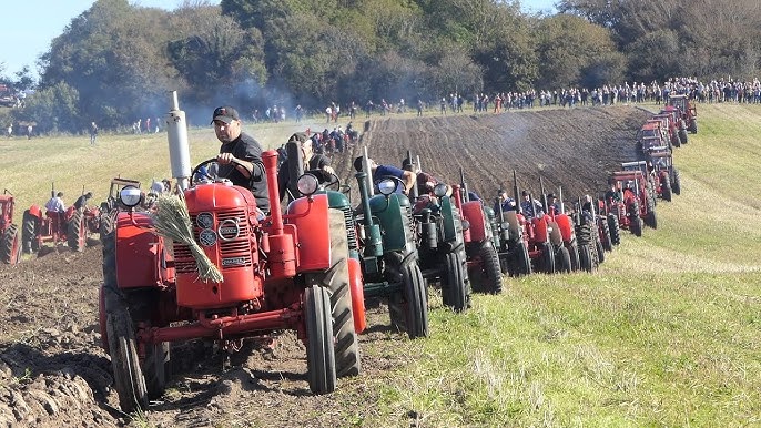 Volvo BM Ploughing | WORLD RECORD Attempt | 135 Tractors Ploughing in ONE Field | DK Agri