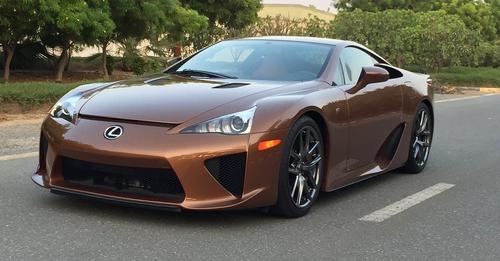 There’s a brown Lexus LFA for sale