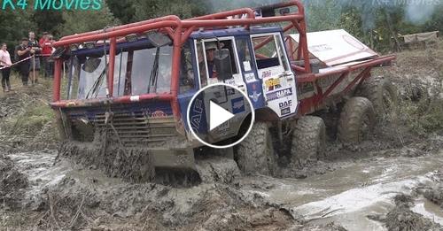 8×8 Off road Truck trial, heavy truck vehicles in action @ Jihlava 2020