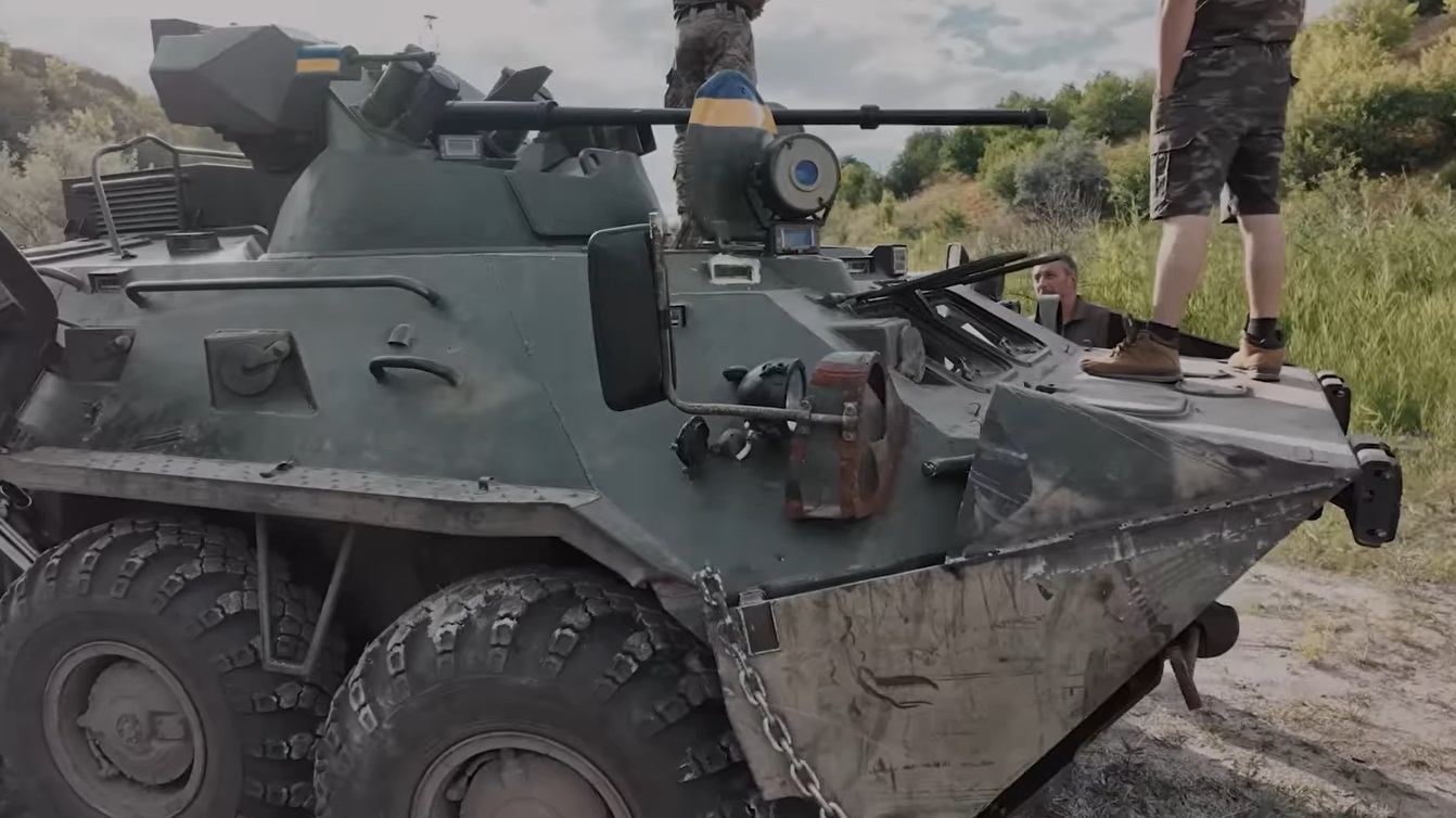 Ukraine upgrades captured Russian armored vehicles