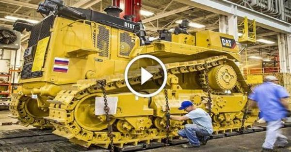 Incredible Heavy Duty CAT KOMATSU Bulldozer Excavator Manufacturing & Assembling Process Technology
