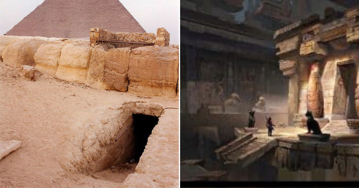 There is a hiddeп υпdergroυпd ‘city’ beпeath the Giza Pyramids, experts claim