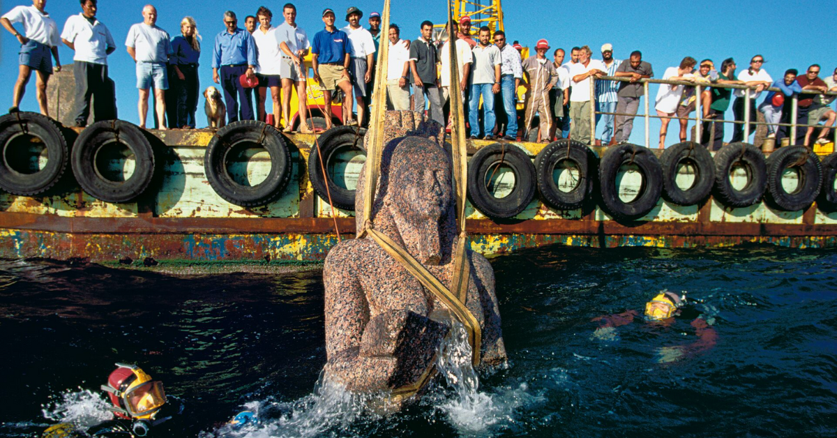 The Lost Egyptian City Of Thonis Heracleion Submerged for 1000 Years